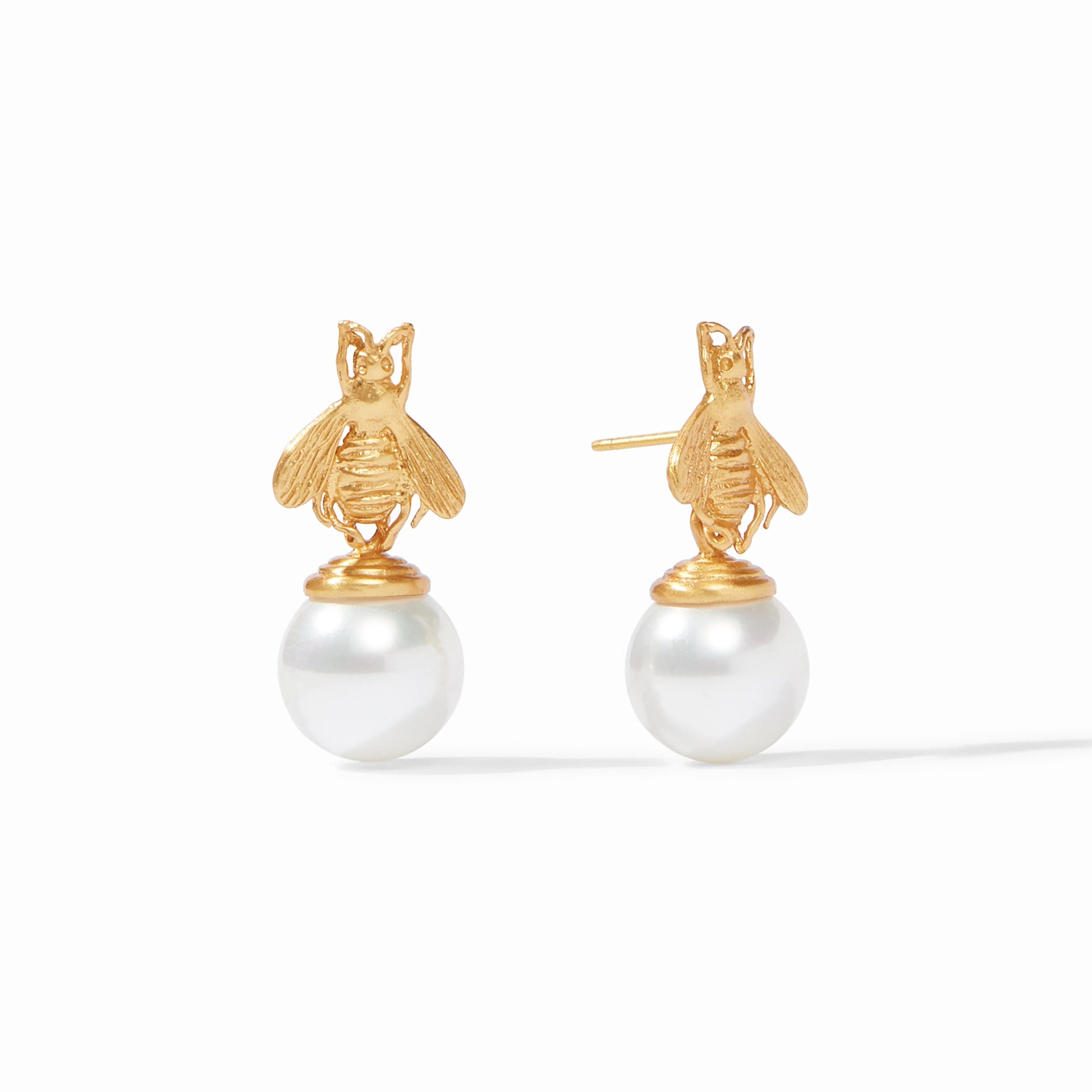 Bee Pearl Drop Earrings | Julie Vos