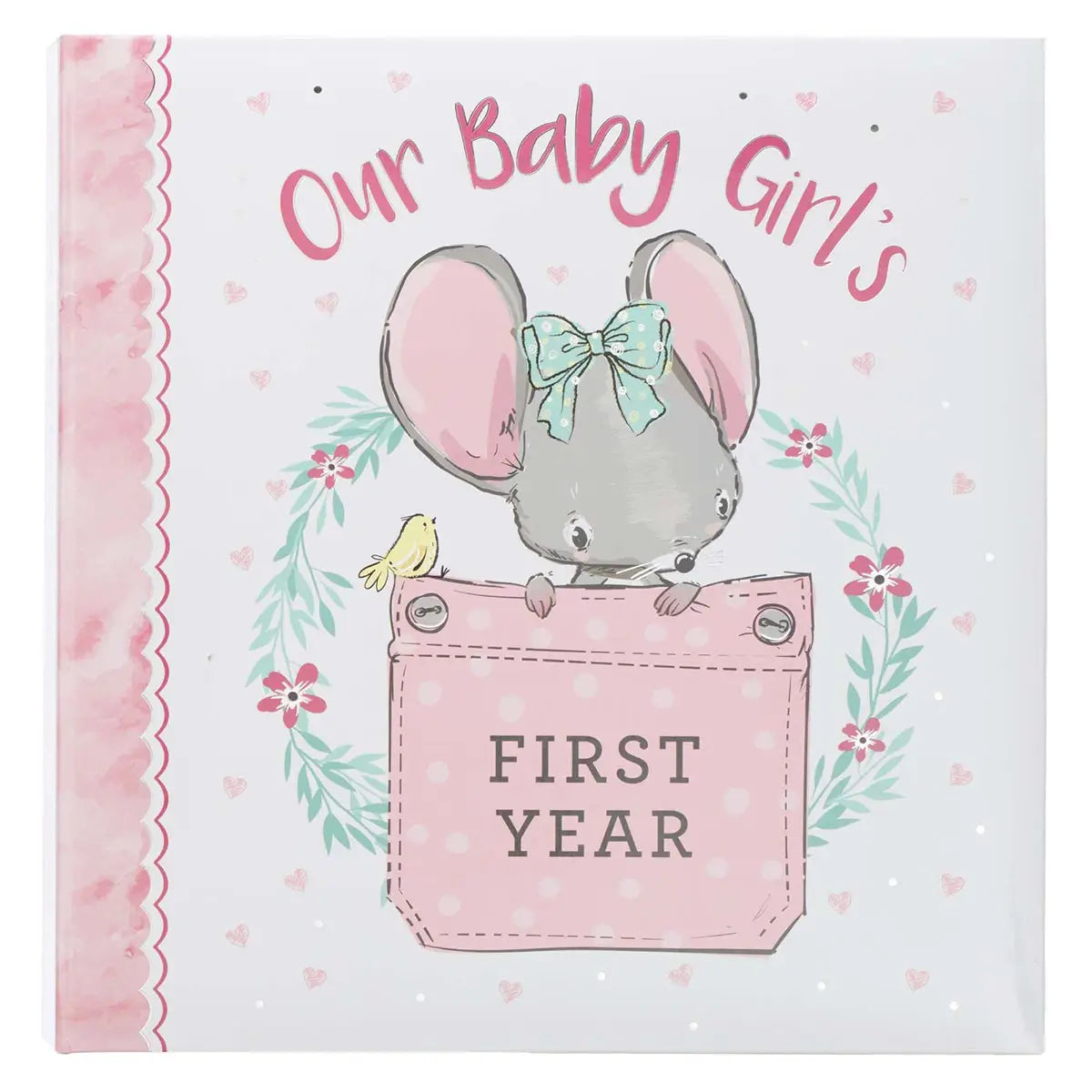 Padded Hardcover Memory Book | Baby Girl