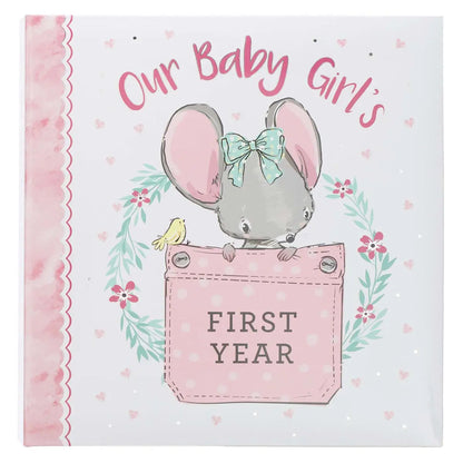 Padded Hardcover Memory Book | Baby Girl