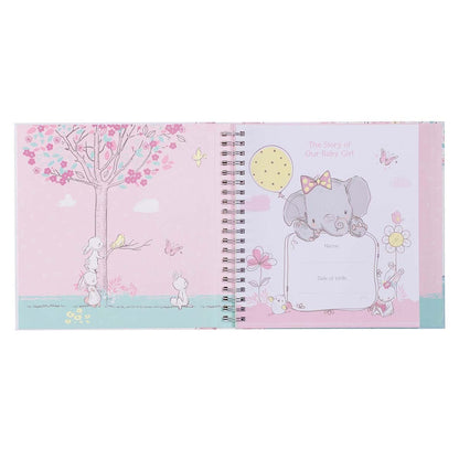 Padded Hardcover Memory Book | Baby Girl