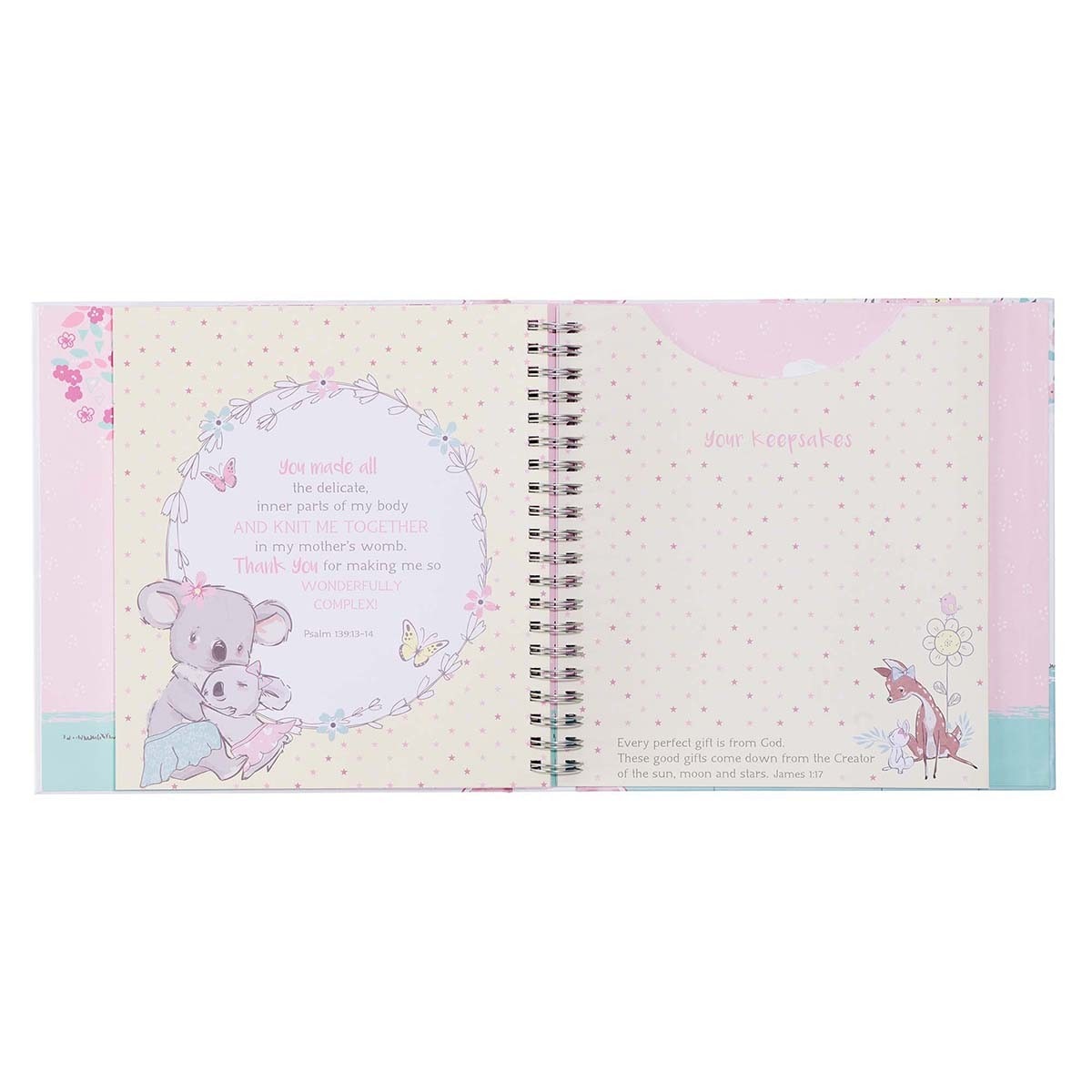 Padded Hardcover Memory Book | Baby Girl