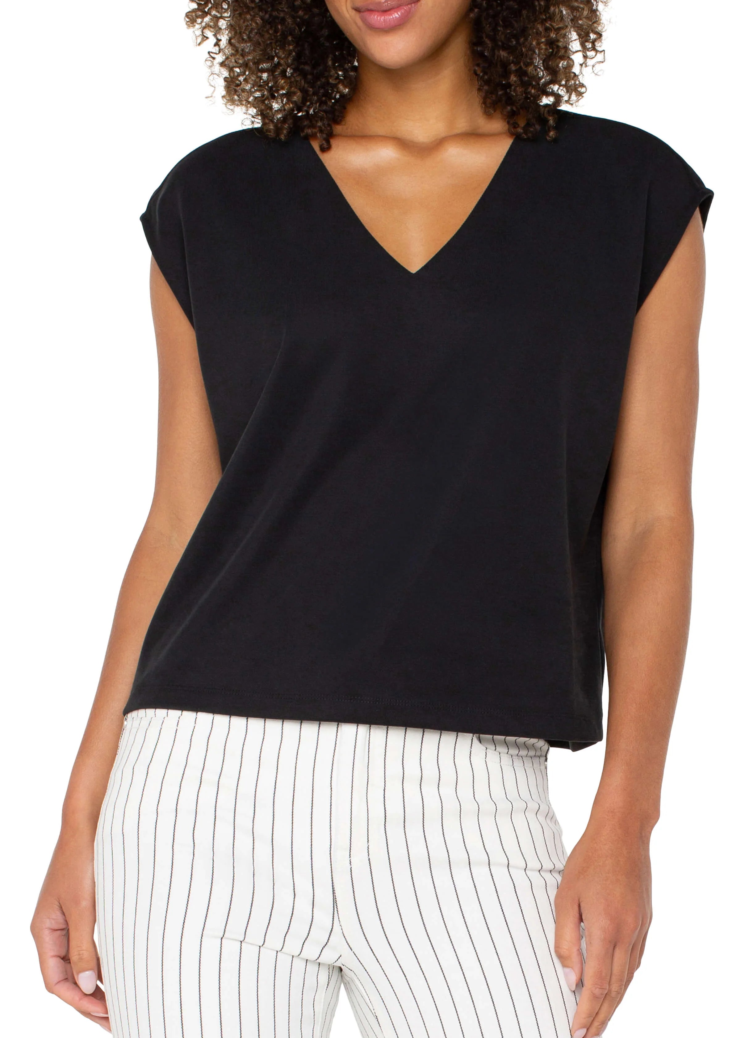 Dolman Sleeve V-neck Top | Liverpool
