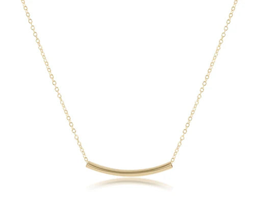 Bliss Bar Small Gold 16" Necklace