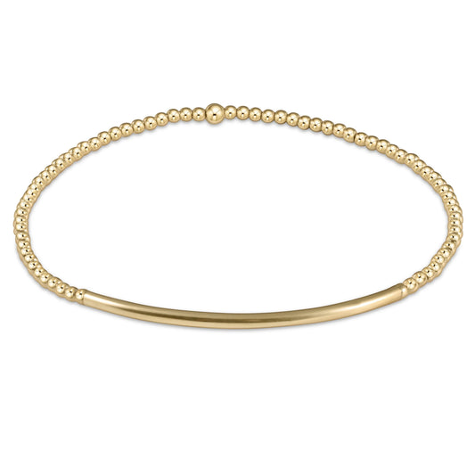 Enewton Classic Gold 2mm Bead Bracelet – Bliss Bar Gold
