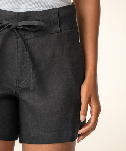 Katie Linen High Rise Shorts