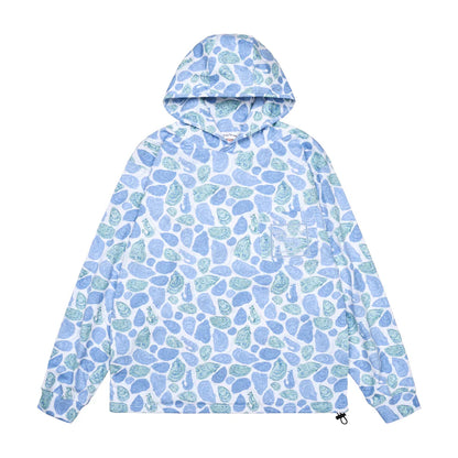 Blue Oyster Camo T-Shirt Hoodie