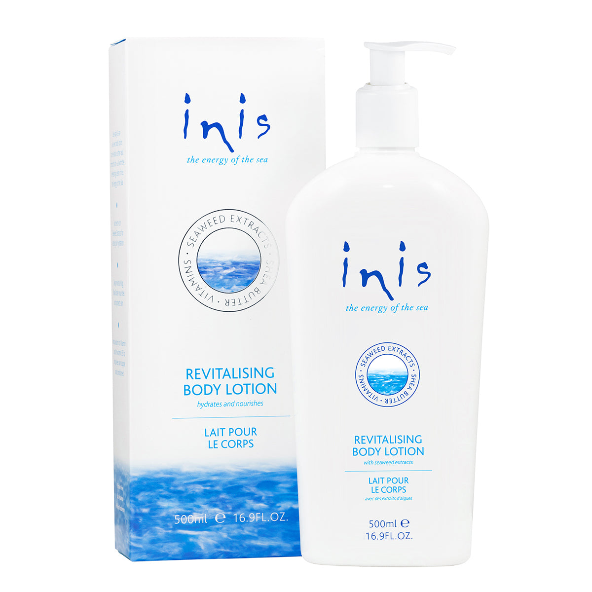 Revitalizing Body Lotion Large Pump Bottle | 500ml | 16.9 oz | Inis