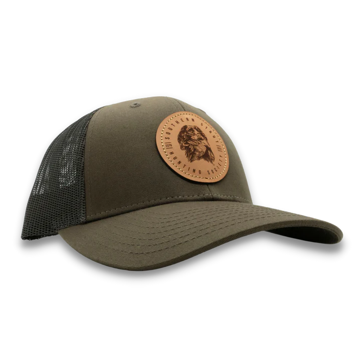 Boykin Retrieve Leather Patch Trucker Hat