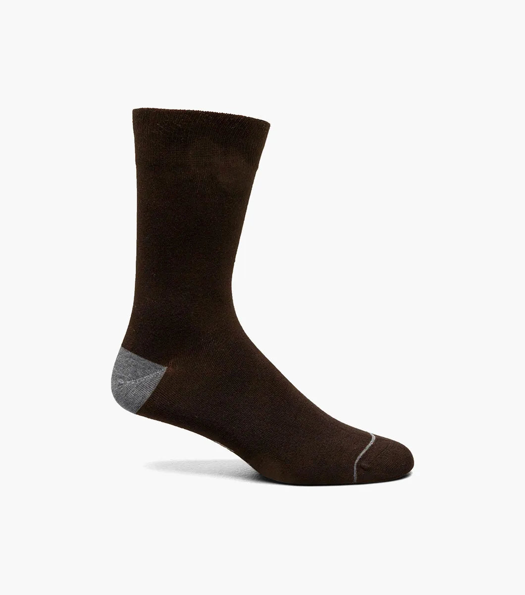 Men's Crew Dress Socks | Bamboo Flat
