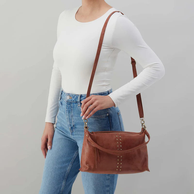 Avon Shoulder Bag | Buffed Leather | HOBO