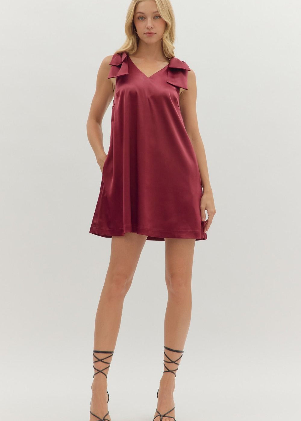 Bow'd Up Mini Dress
