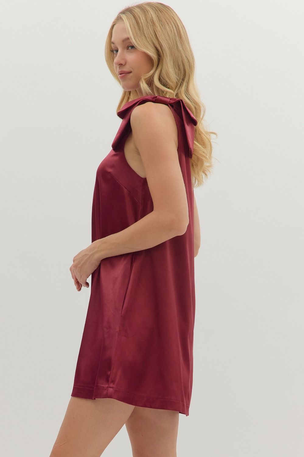 Bow'd Up Mini Dress