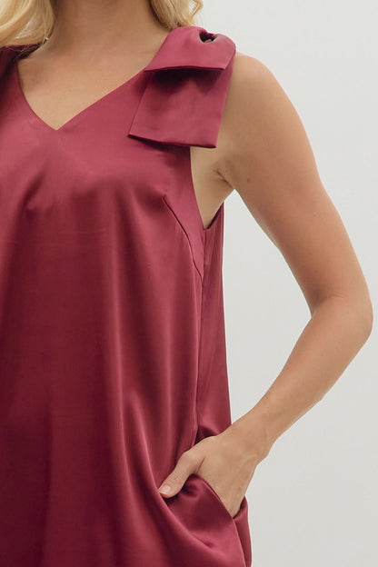 Bow'd Up Mini Dress