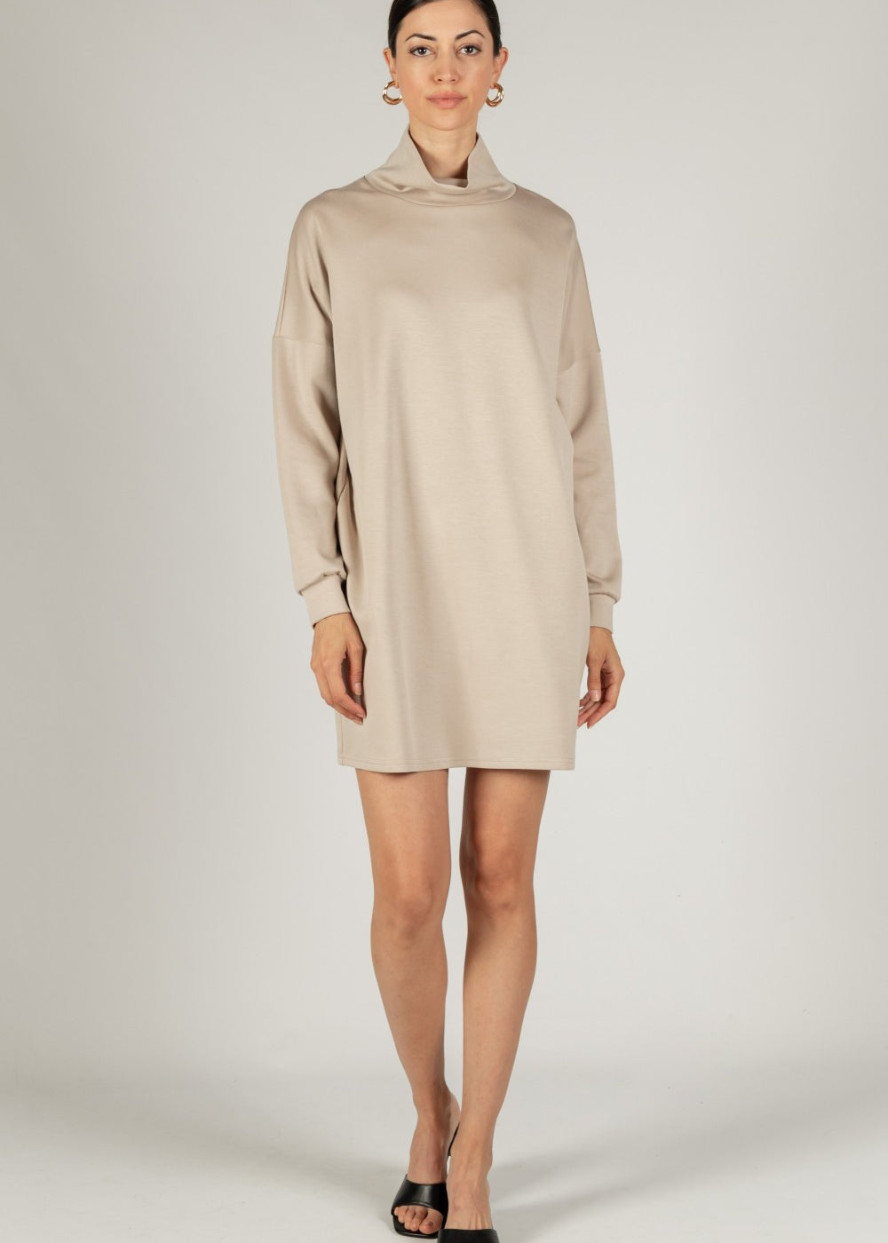 Butter Modal Cowl Neck Dress