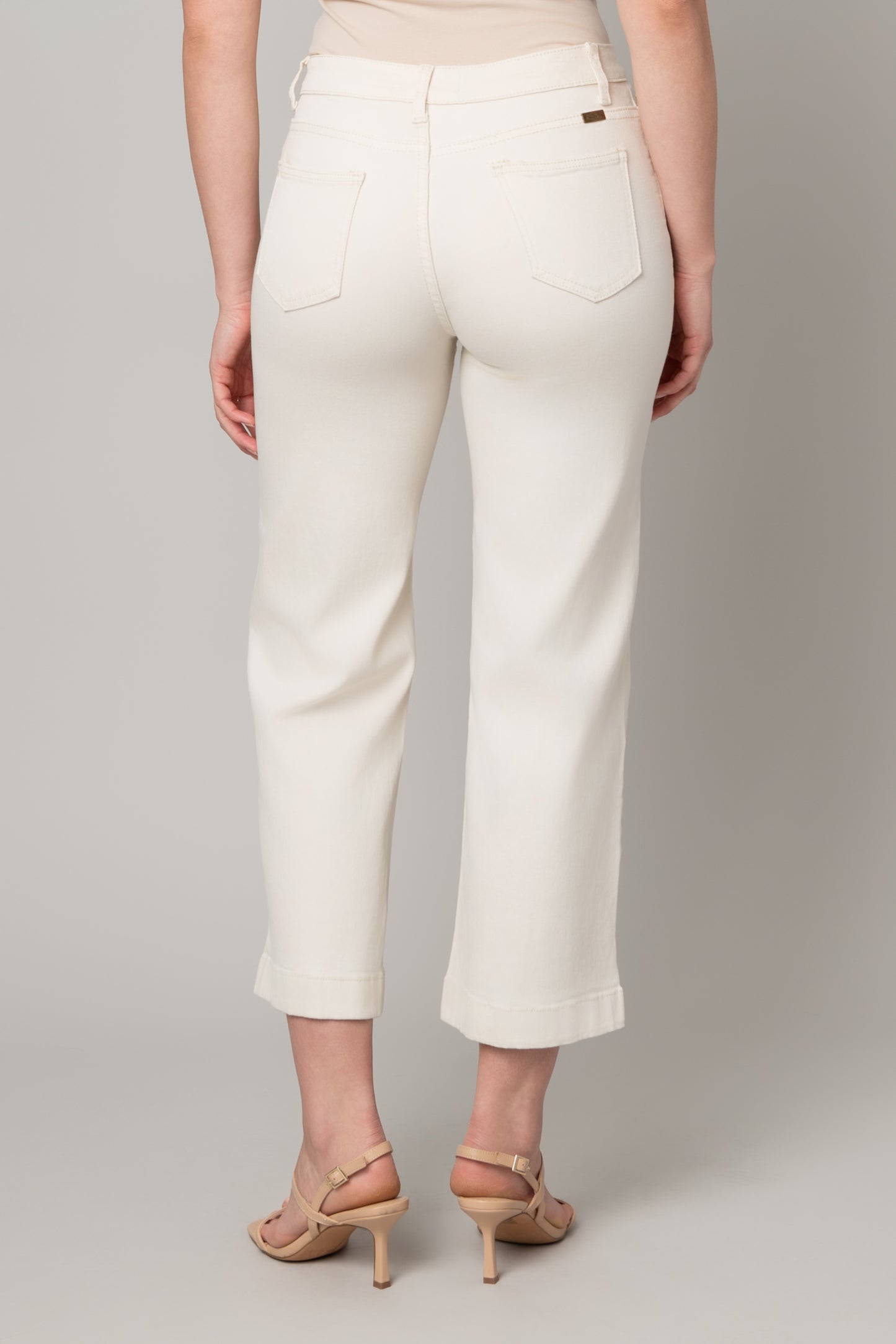Stretch Twill Wide Leg Jean