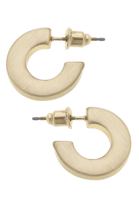 Cali Large Flat Hoop Earrings