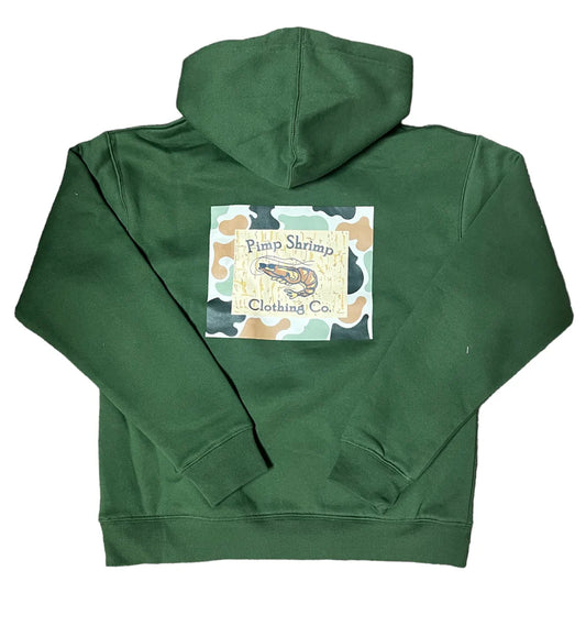 Camo Back Hoodie | Youth