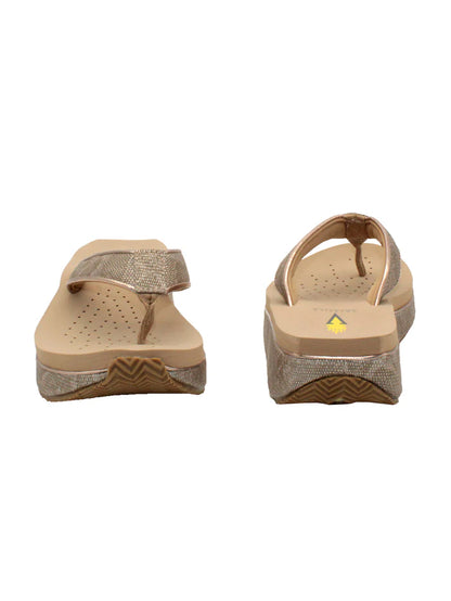 Neville Matallic Faux Snake Thong Sandal