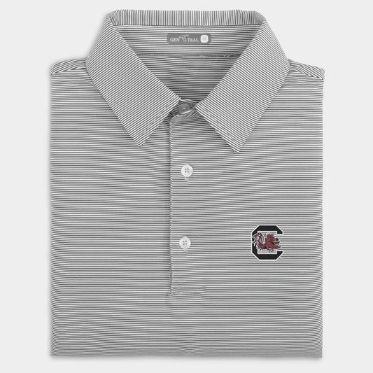 Club Pinstripe Performance Polo | SC Gamecocks Logo
