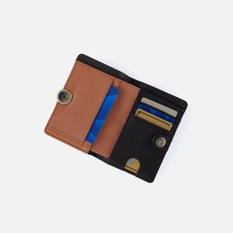 Hutton Small Wallet | Micrograin Leather | HOBO