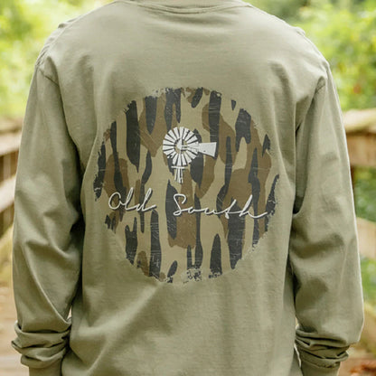 Camo Long Sleeve Shirt | Old South