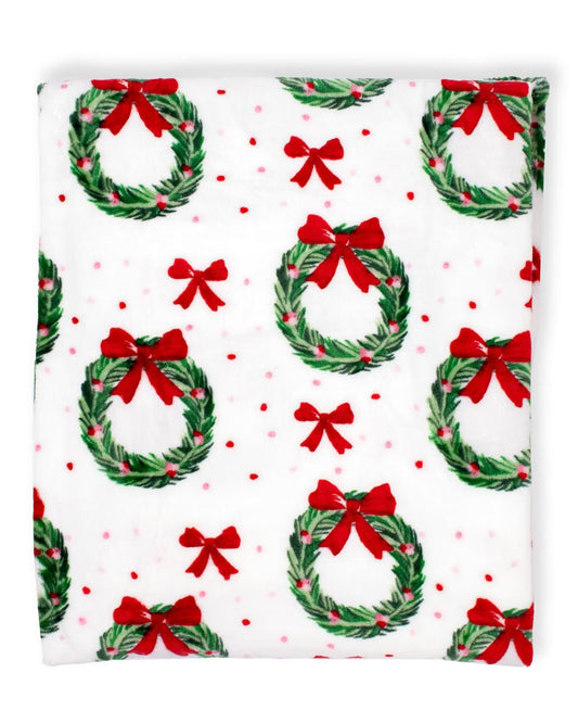 Clara Wreath Throw Blanket