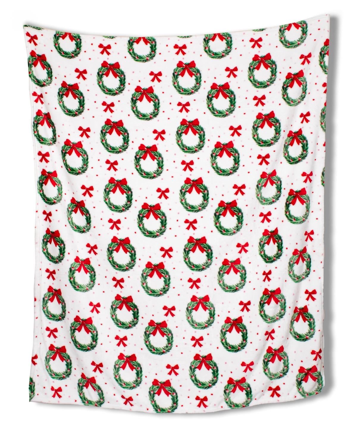 Clara Wreath Throw Blanket
