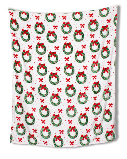 Clara Wreath Throw Blanket