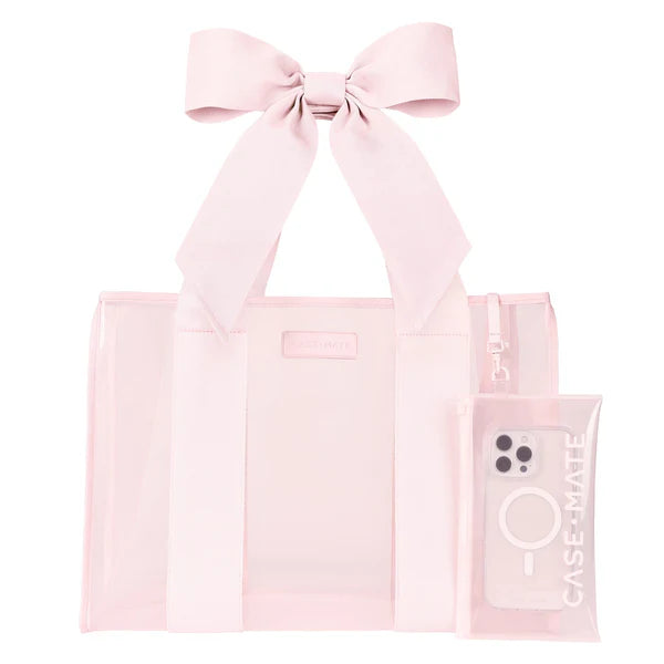 Jelly Tote Bage with Phone Pouch