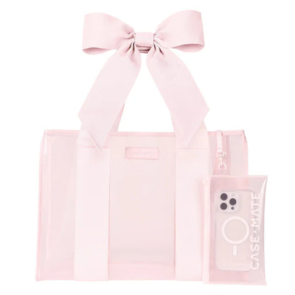 Jelly Tote Bage with Phone Pouch