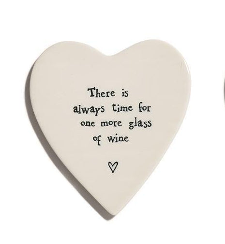 Heart Shaped Porcelain Coasters | 6 Styles