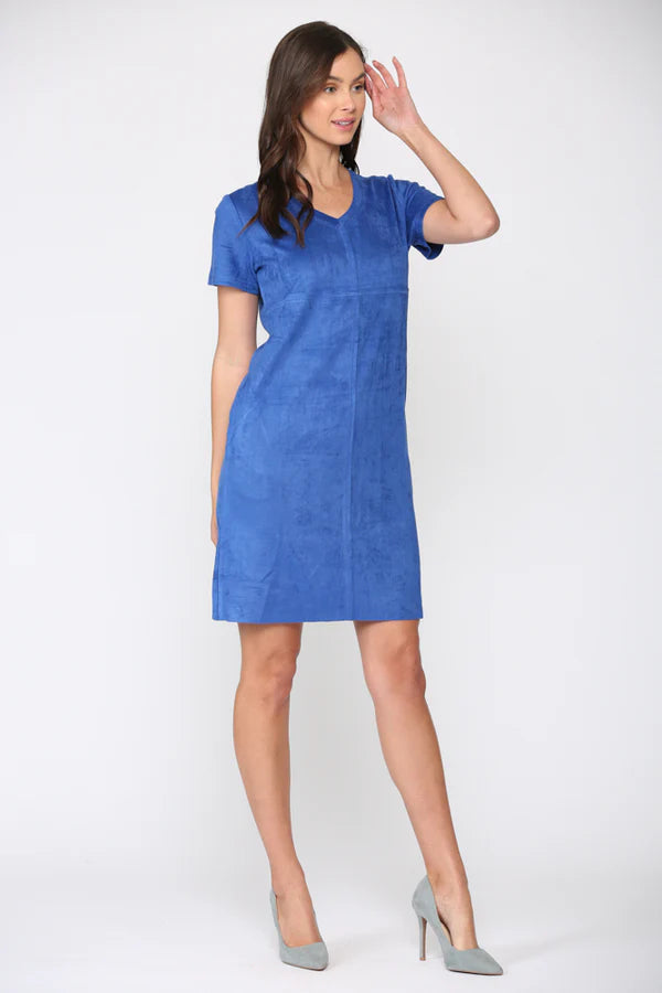Audrey V-Neck Short Sleeve Dress