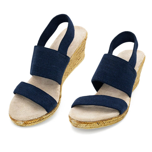 Cooper | Sling Back Espadrille Wedge Sandal