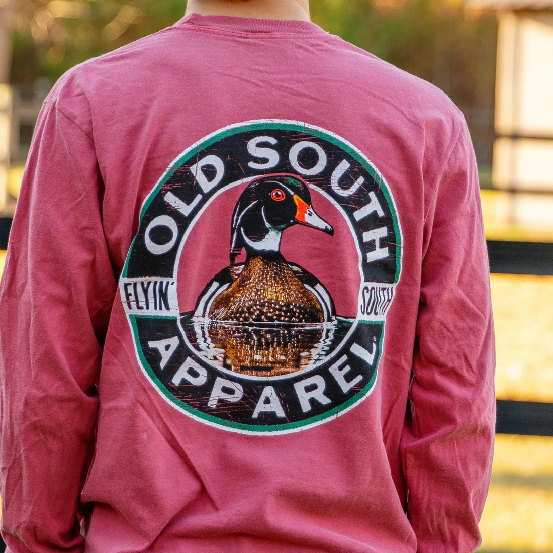 Circled Woodie Long Sleeve Shirt | Old South