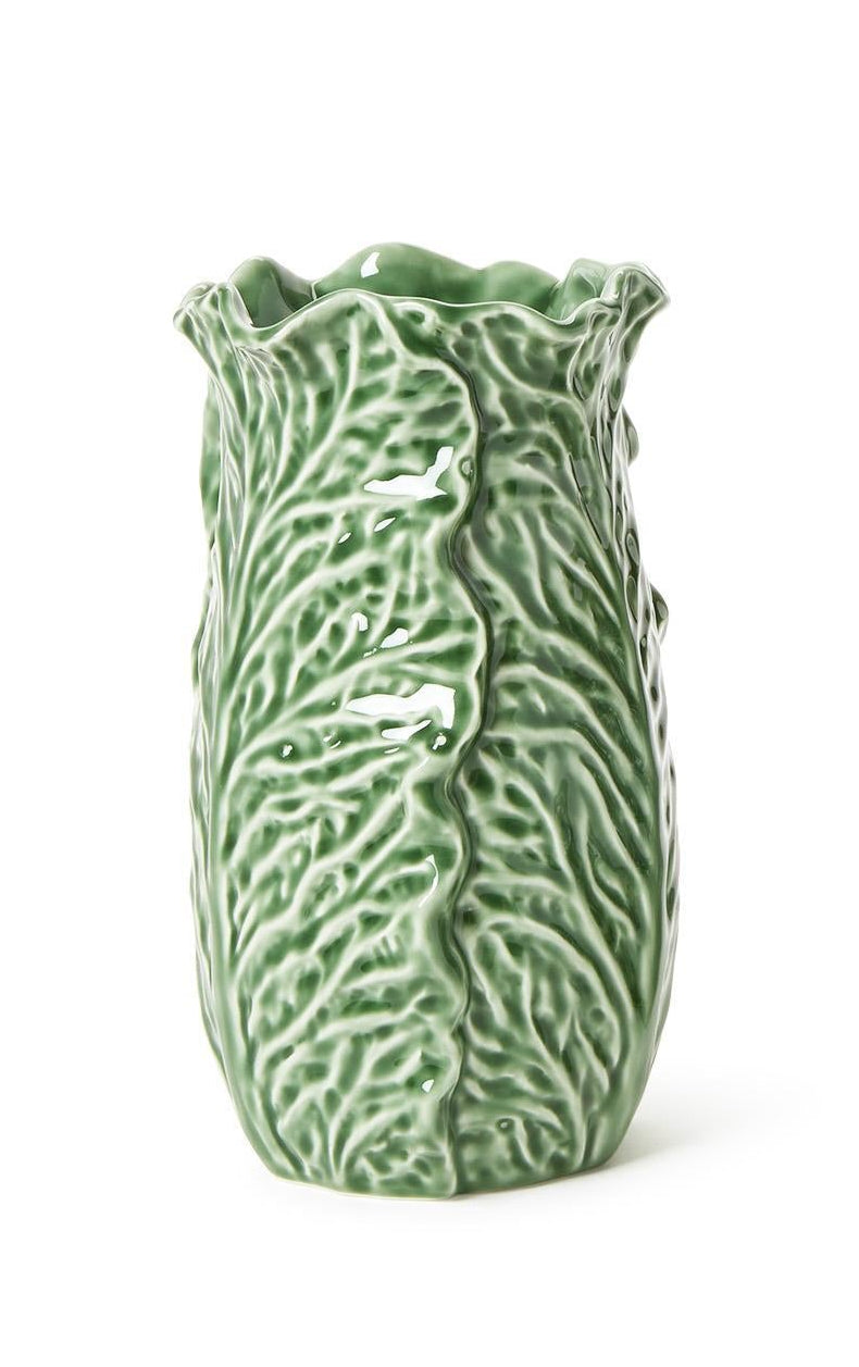 Cruciferous Leaf Textured Vase