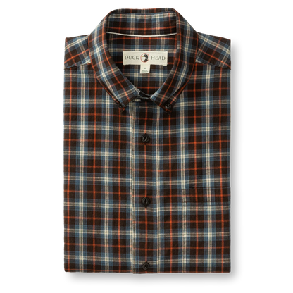 Cotton Slub Sport Shirt | Dunn Plaid | Duck Head