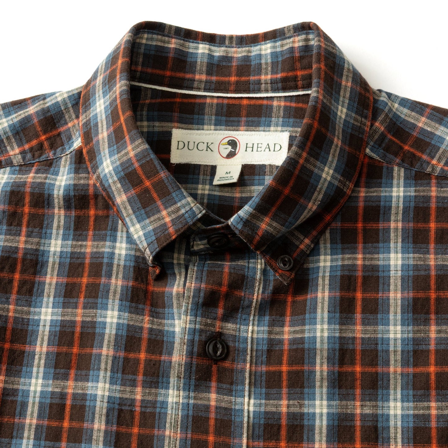 Cotton Slub Sport Shirt | Dunn Plaid | Duck Head