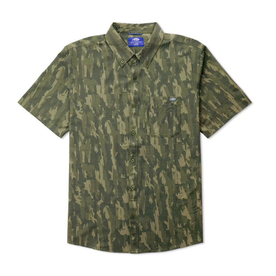 Boatbar Printed SS Button Down Shirt