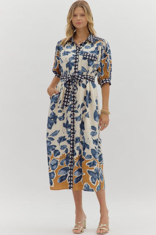 Botanical Belle Midi Dress
