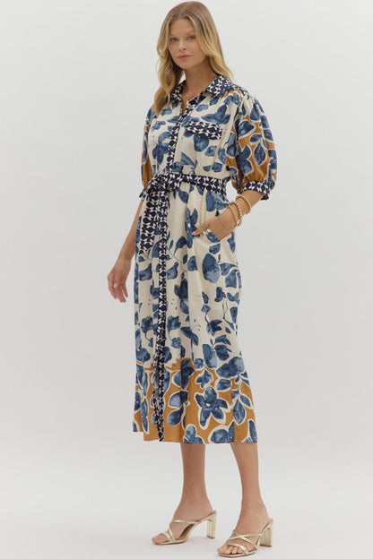 Botanical Belle Midi Dress