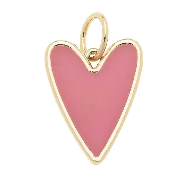 Heart Enamel Charm