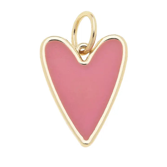 Heart Enamel Charm