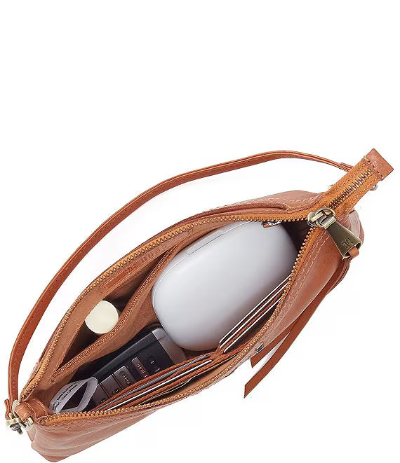 Darcy Woven Crossbody | Washed Leather | HOBO