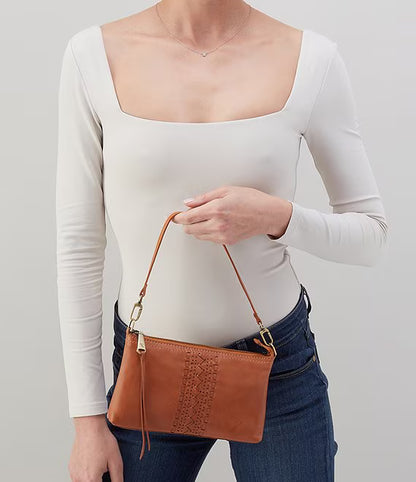 Darcy Woven Crossbody | Washed Leather | HOBO