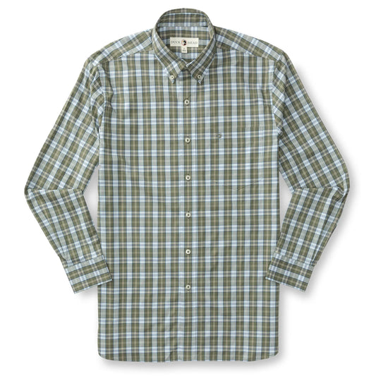 Performance Poplin Sport Wester Plaid LS