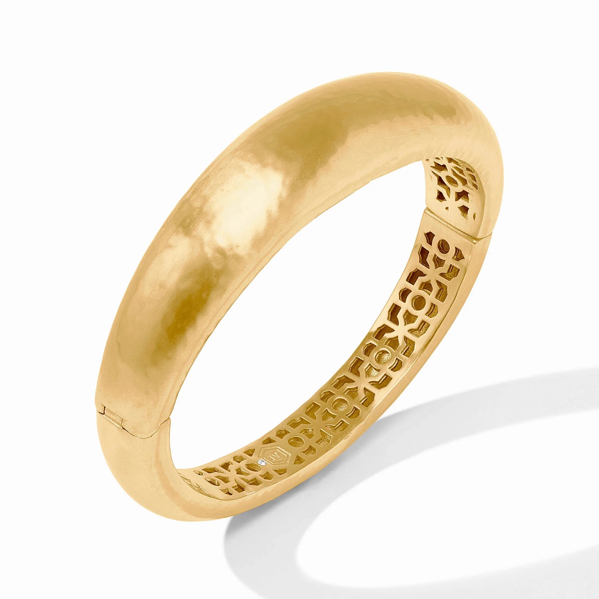 Catalina Demi Hinge Gold Bangle | Julie Vos
