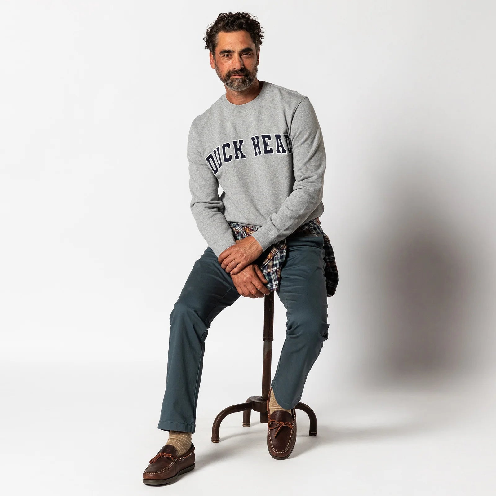Applique Crewneck Sweatshirt | Duck Head