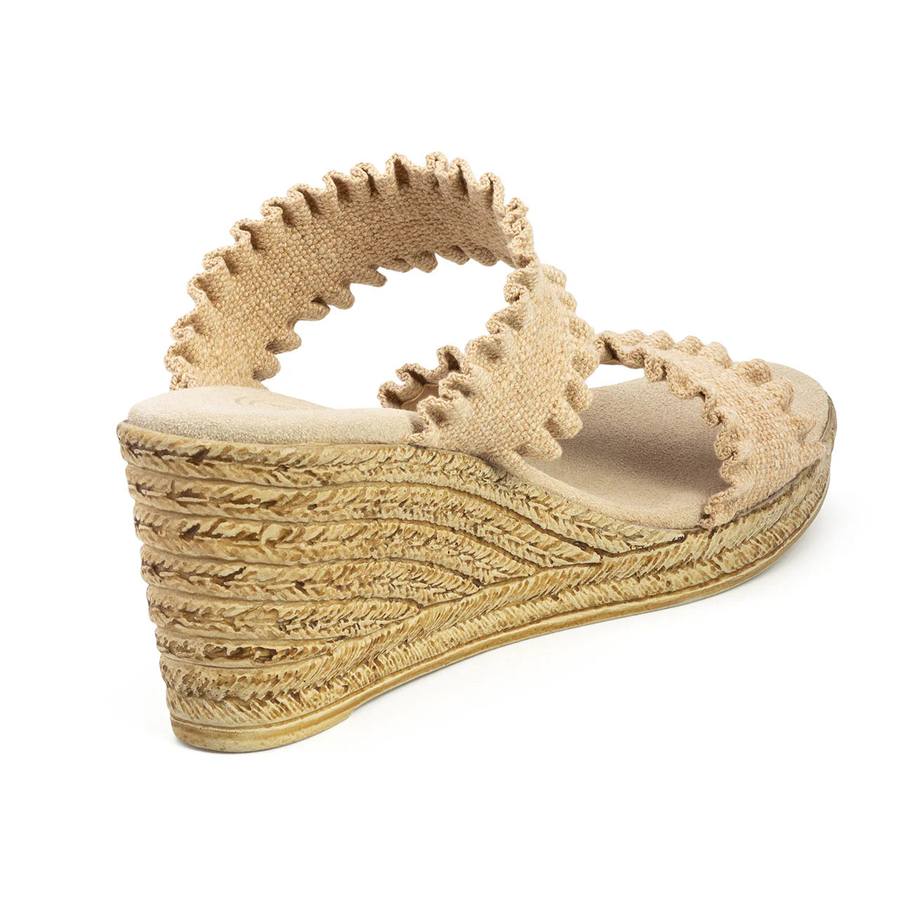 Dorset | Backless Heeled Wedge Sandal