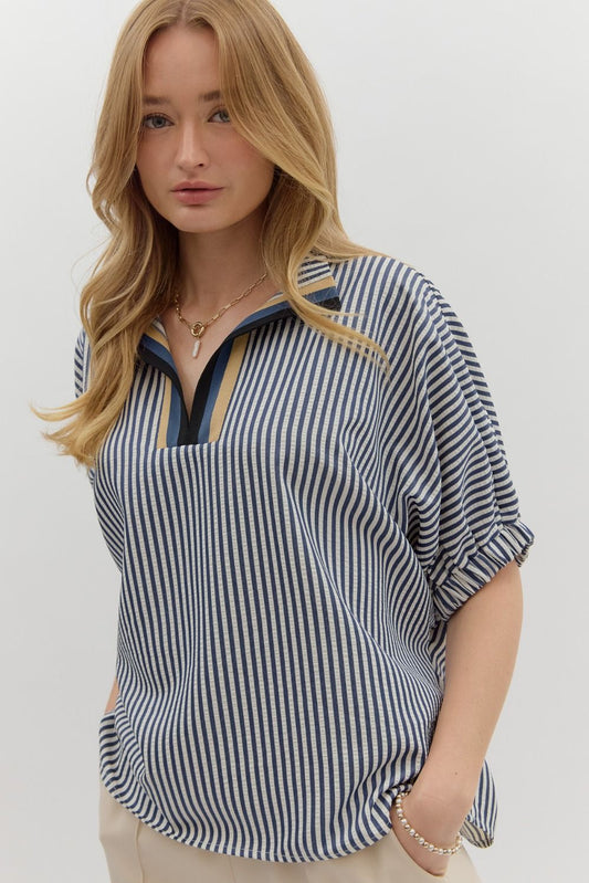 Striped Serene Top