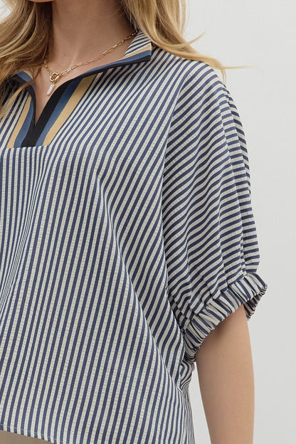 Striped Serene Top